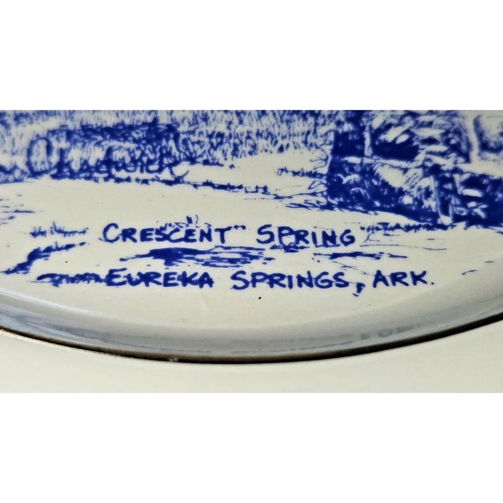 VTG Eureka Springs Arkansas 100 Centennial 1879-1979 Souvenir Plate CRESCENT SPR